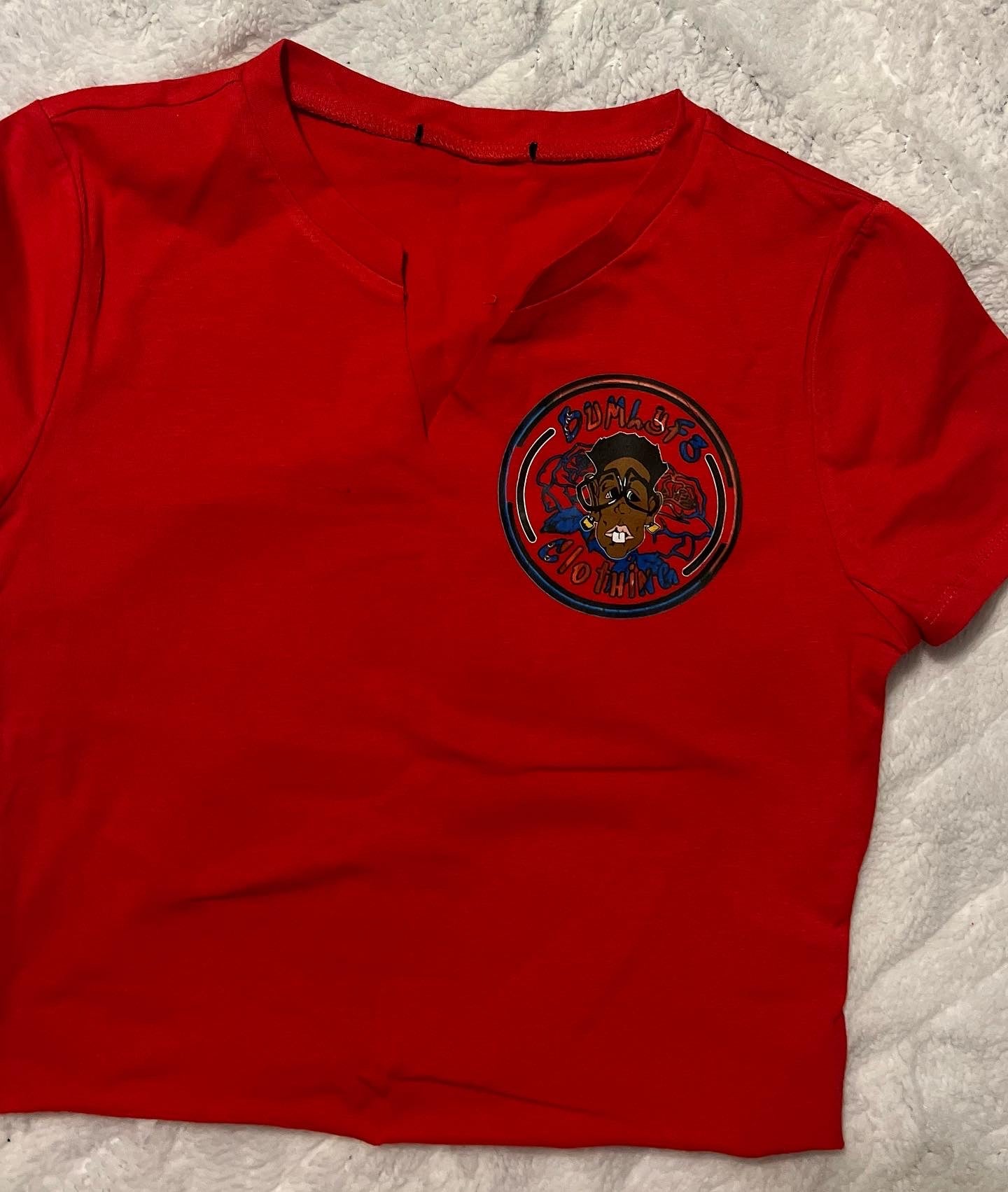 Ladies cropped Tee